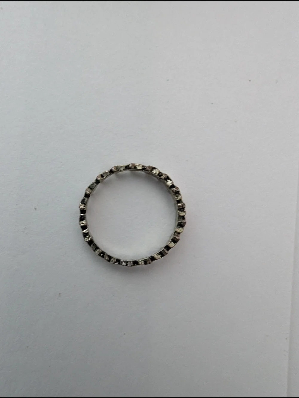 Sterling Silver Star Band Ring
